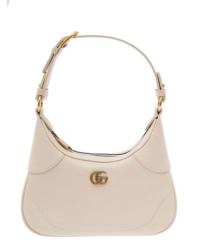Gucci 'Aphrodite Small' Shoulder Bag - Natural