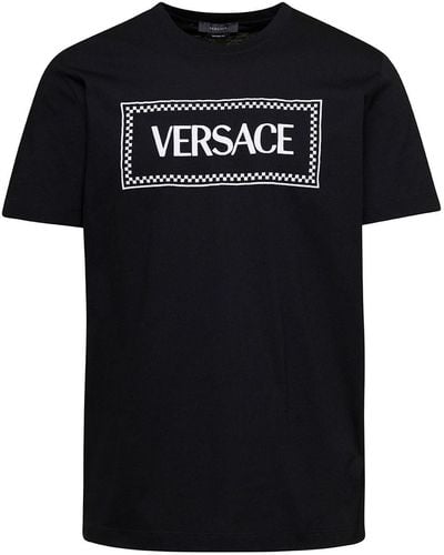 Versace T-Shirt Con Stampa - Nero