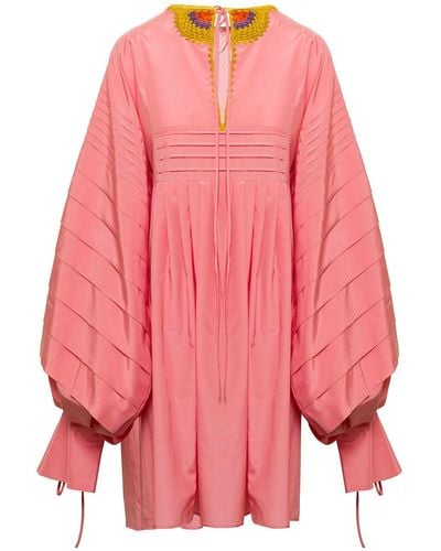 MARIO DICE Cotton Blend Dress - Pink