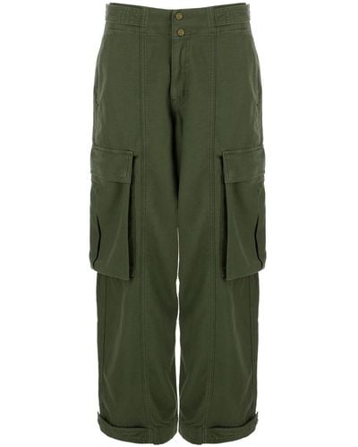 FRAME Cargo Pants With Patch Pokets - Green