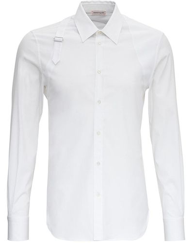 Alexander McQueen Herness Cotton Shirt - White