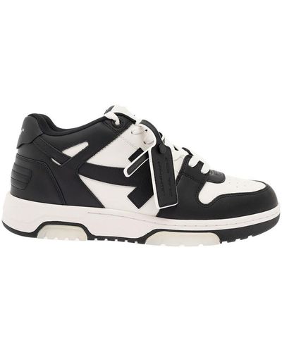 Off-White c/o Virgil Abloh Off- 'Out Of Office' And Low Top Trainers With Arrow - White