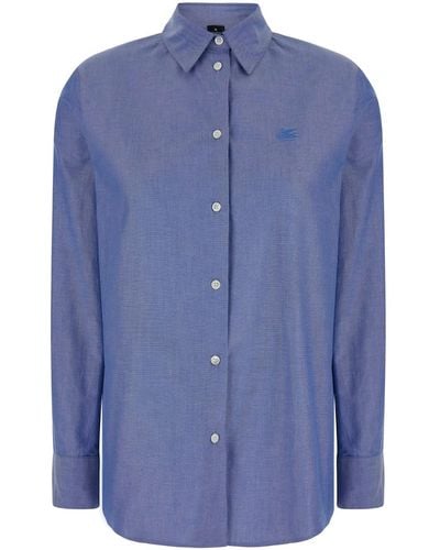 Etro Shirt With Buttons - Blue