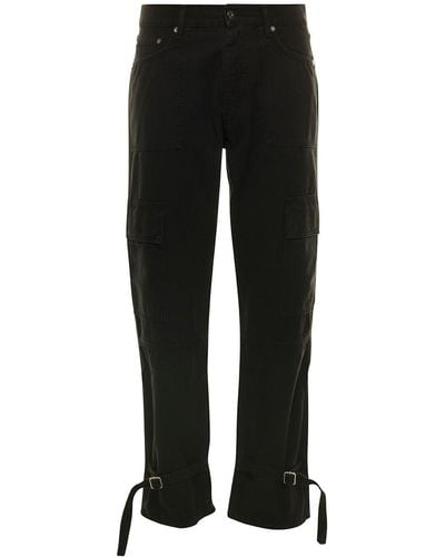 Off-White c/o Virgil Abloh Off- Cargo Pants With Adjustable Buckles - Black
