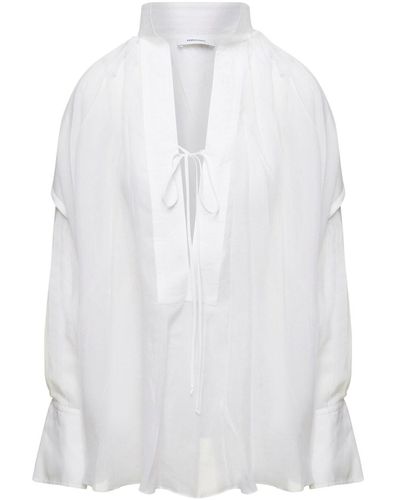 Ferragamo Caftano Shirt - White