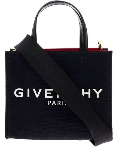 Givenchy Mini G Canvas Tote - Black