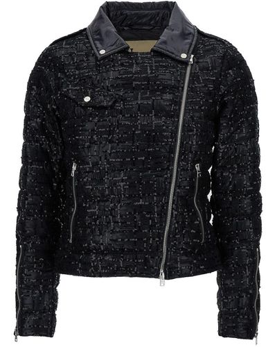 Herno Sequin Embellished Padded Jacket - Black