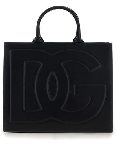 Dolce & Gabbana Borsa A Mano Vit.Liscio - Black