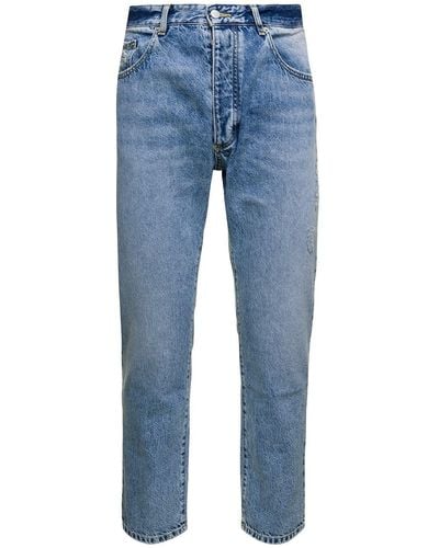 ICON DENIM Jeans Regular Corto - Blu