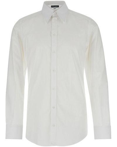 Dolce & Gabbana Pointed Collar Shirt - White