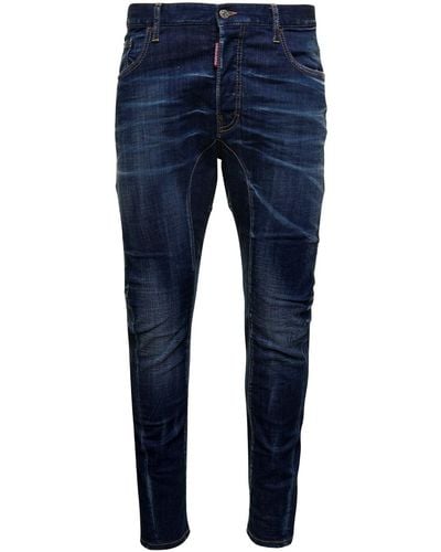 DSquared² Denim Straight-Leg Jeans - Blue