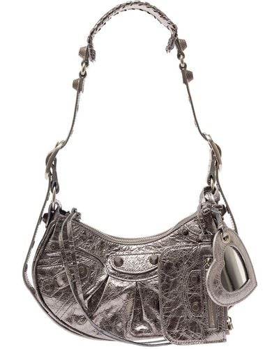 Balenciaga 'Cagole' Chain Bag - Gray
