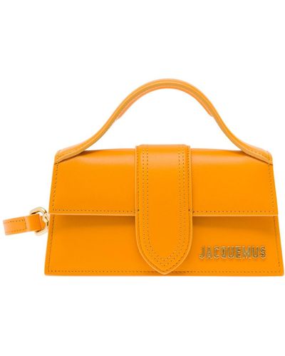 Jacquemus 'Le Bambino' Handbag With Removable Shoulder Strap In - Orange
