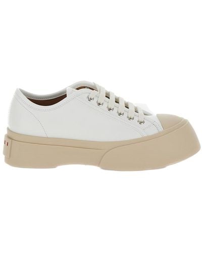 Marni 'Pablo' Trainers With Lace Up Closure - White