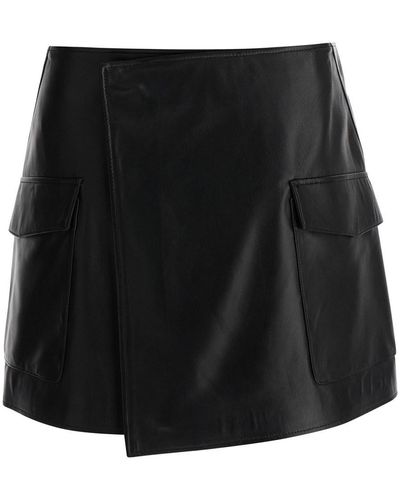 Arma Wallet Skirt With Pockets - Black