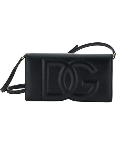 Dolce & Gabbana DG logo phone bag - Nero