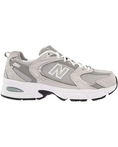 New Balance 530 Retro White Silver Navy Running Shoes MR530SG Men's