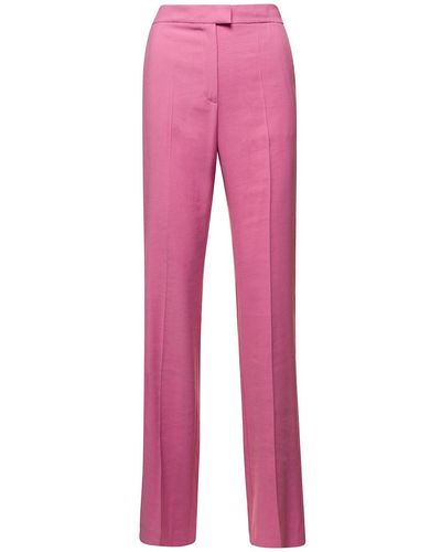 ANDAMANE Straight Pants Galdys - Pink