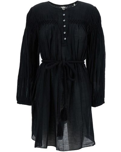 Isabel Marant 'Adeliani' Mini Dress - Black