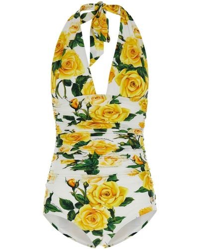 Dolce & Gabbana And One-Piece Swimsuite - Yellow