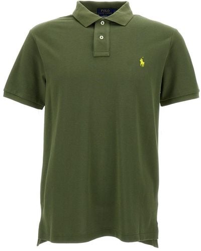 Polo Ralph Lauren Polo Shirt With Pony Embroidery - Green