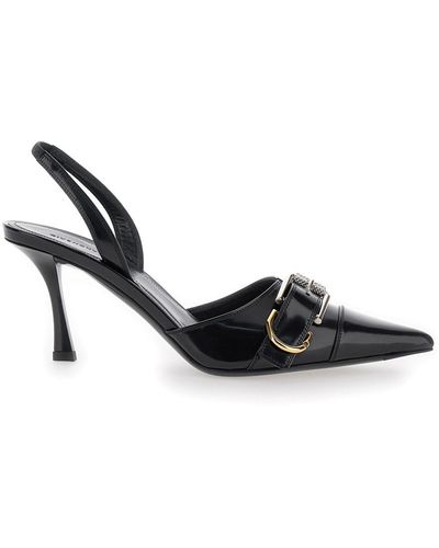 Givenchy 'Voyou' Slingback Court Shoes With A Buckle - Black