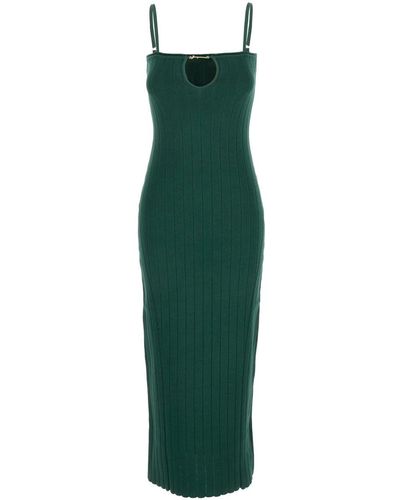 Jacquemus 'La Robe Sierra' Midi Dress - Green
