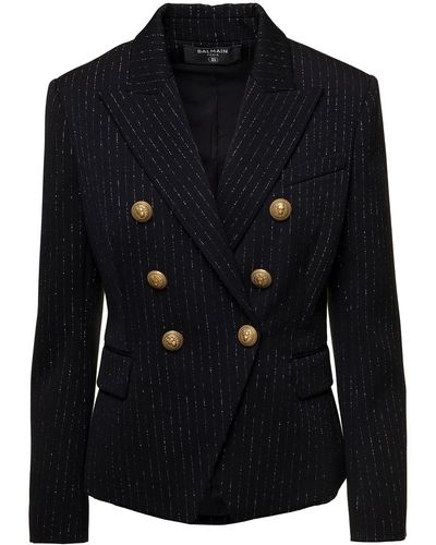 Balmain Jackets - Black