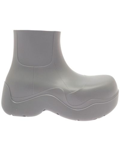 Bottega Veneta 'Puddle' Molded Ankle Boots - Grey