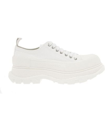 Alexander McQueen Alexander Mc Queen Cotton Tread Sneakers - White