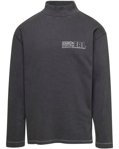 ERL Pullover With Printed Logo - Grey
