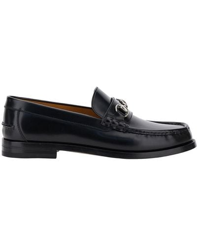 Gucci Loafer With Horsebit Detail - Black