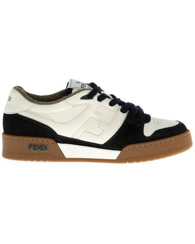 Fendi And Match Sneakers - Black