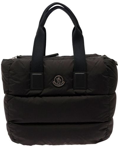 Moncler 'Caradoc' Tote Bag With Logo Patch - Black
