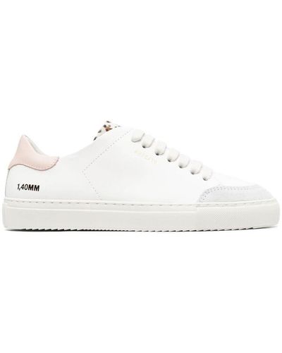 Axel Arigato 'Clean 90' Low Top Trainer With Lepard Tab - White