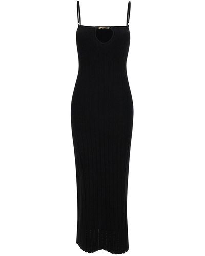 Jacquemus 'La Robe Sierra' Midi Dress - Black