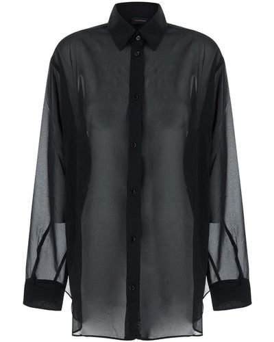 ANDAMANE Shirt With Buttons - Black
