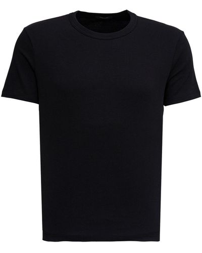 Tom Ford Crew Neck T Shirt - Black