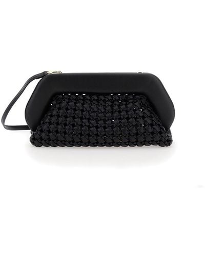 THEMOIRÈ 'Bios Knots' Clutch Bag With Braided Design - Black