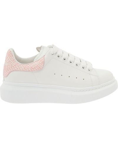 Alexander McQueen Chunky Sneakers With Platform - White