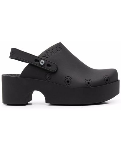 XOCOI 'low Wom' Clogs In Rubber Woman - Black