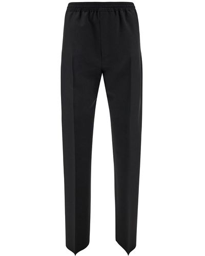 Givenchy Jogger Pants With Elastic Waistband - Black
