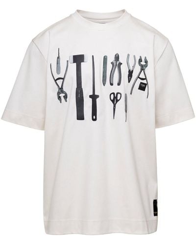 Fendi Crew Neck T-Shirt - White