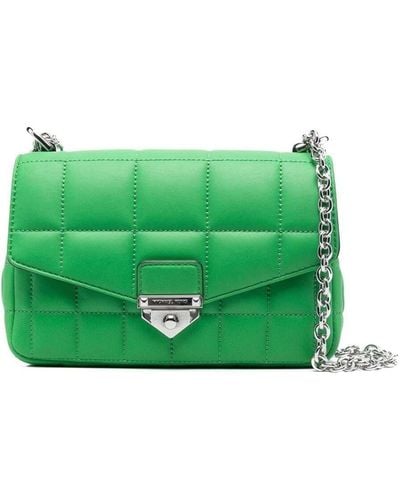MICHAEL Michael Kors Soho Small Quilted Leather Shoulder Bag - Green