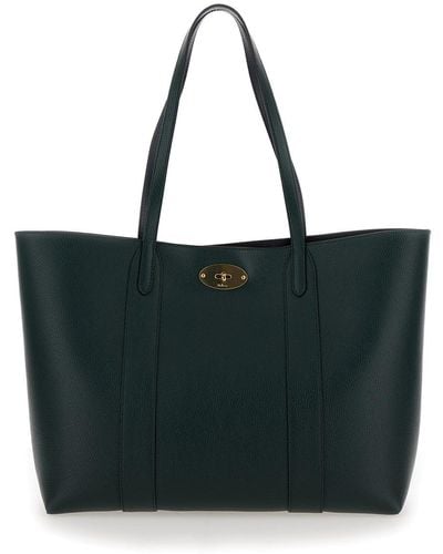 Mulberry 'Bayswater Small' Tote Bag With Postman'S Lock Closure - Black