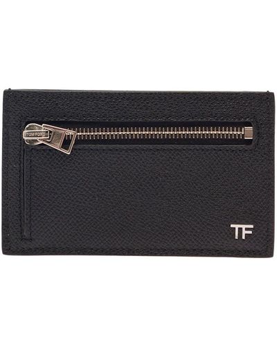 Tom Ford Zip Cardcase Ft - Black