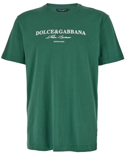 Dolce & Gabbana T-Shirt Reg Fit - Green