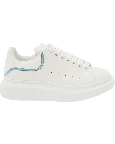 Alexander McQueen Low Top Trainers With Oversized Platform And L - White