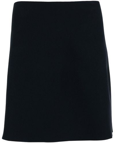 Jil Sander Mini Skirt With Regular Waist - Black