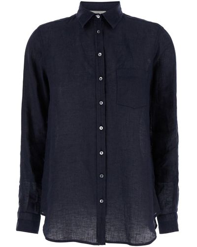 Antonelli Shirt With Buttons - Blue